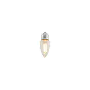 LED Clear B11 500 Lumen Bulb - E26 Base - On