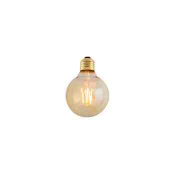 LED Amber G25 250 Lumen Bulb - On