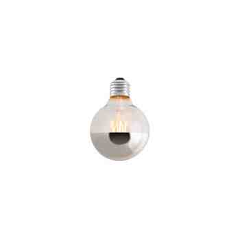 LED Silver Bowl G25 400 Lumen Bulb - On