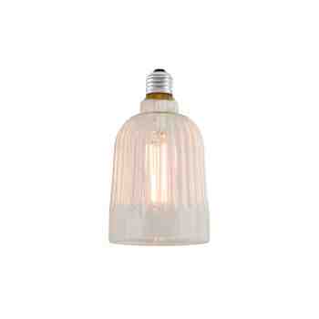 LED Ribbed R32 500 Lumen Bulb - On
