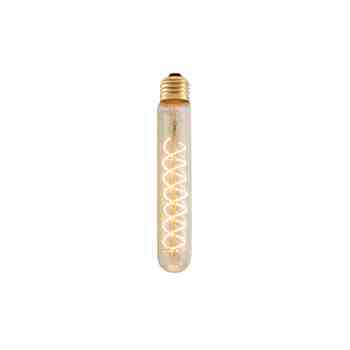 LED Amber T10 450 Lumen Bulb - On