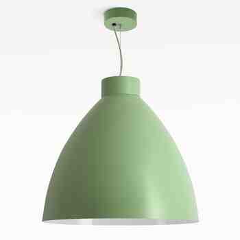 Oxford LED Studio Pendant Light, 320-Fern Green, Fern Green Cloth Cord
