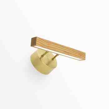 13" Suora, Ash Wood, Mounting in 997-Natural Raw Brass