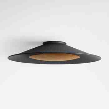 20" Carver LED Wooden Diffuser Light, 805-Charcoal Granite, Oak Wood Diffuser
