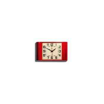 Metro Clock | Gloss Red