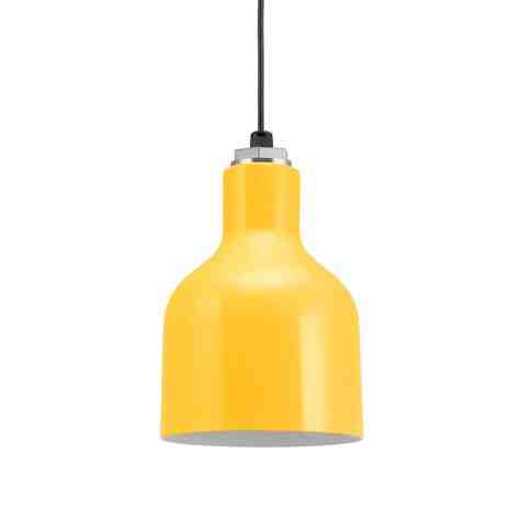 Tuscany Food Warmer Pendant, 500-Buttery Yellow, Black Jacketed Cord