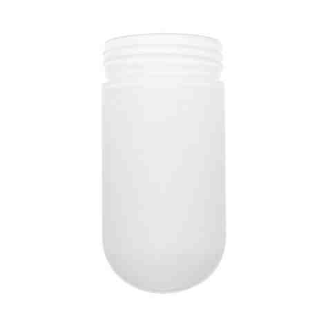 Frosted Jelly Jar Glass