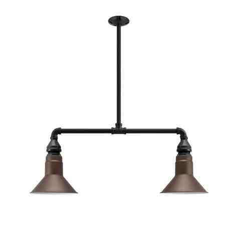 Canal SoHo 2-Light, 615-Oil-Rubbed Bronze, Mounting in 100-Black