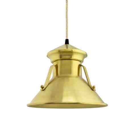 Colby Pendant, 997-Natural Raw Brass, CSGW-Gold & White Cloth Cord