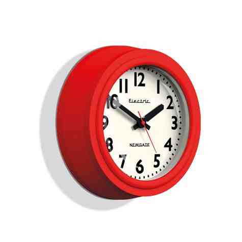 Telectric Clock, Fire Engine Red
