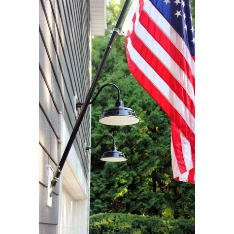Gooseneck flagpole on sale