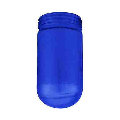 Blue Jelly Jar Glass