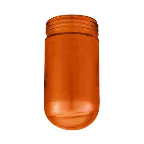Amber Jelly Jar Glass