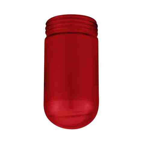 Red Jelly Jar Glass