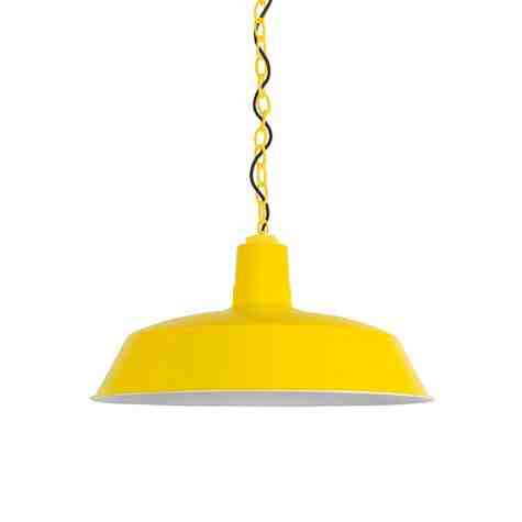 20" The Original™ LED Chain Hung, 500-Buttery Yellow, CSB-Black Cloth Cord