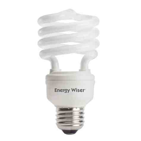 18W Compact Fluorescent CFL Coil Bulb