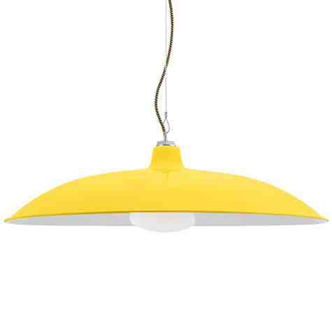 28" Sinclair, 500-Buttery Yellow, CSBG-Black & Gold Cloth Cord, Shown with Noma LED Tala Lamp