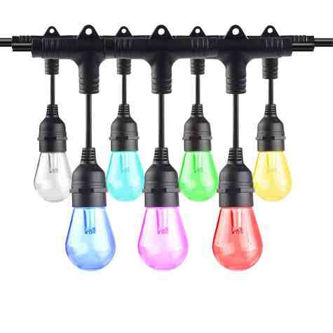 36' Smart LED String Light Set with Bulbs