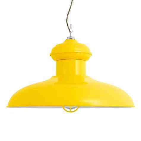 30" Chestnut Nautical LED, 500-Buttery Yellow, CGG-Standard Cast Guard, RIB-Ribbed Glass, CSBG-Black & Gold Cloth Cord