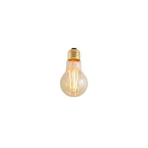 LED Amber A19 600 Lumen Bulb  - On