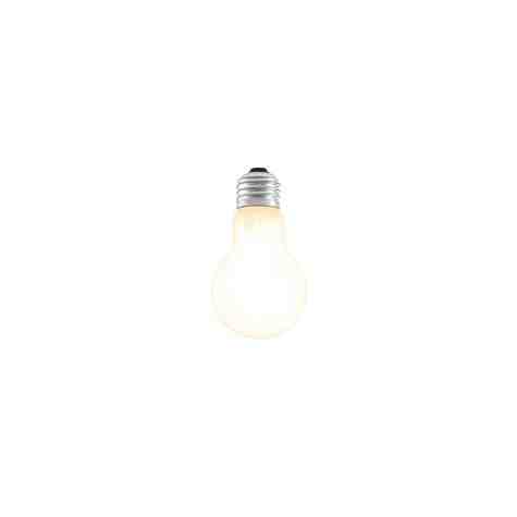 LED Frosted A19 810 Lumen Bulb - On