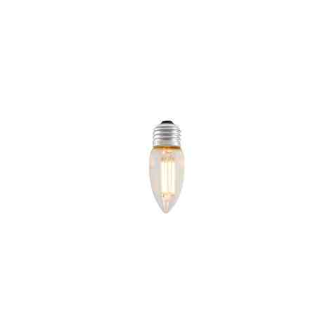 LED Clear B11 500 Lumen Bulb - E26 Base - On