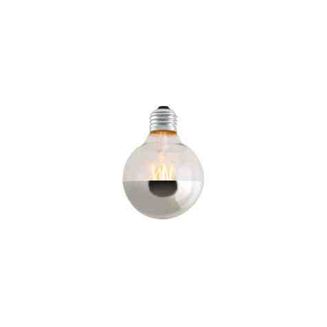 LED Silver Bowl G25 400 Lumen Bulb - On