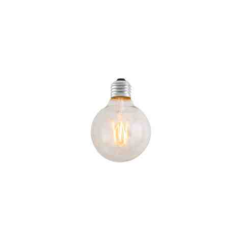 LED Clear G25 350 Lumen Bulb - On
