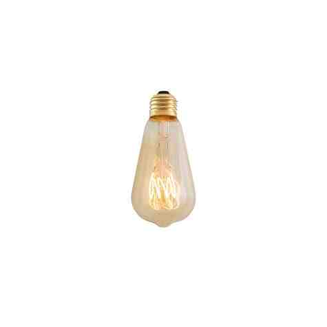 LED Amber ST19 250 Lumen Bulb - On