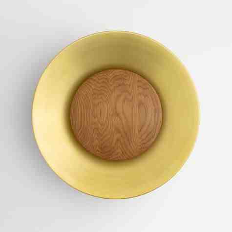 20" Carver LED Wooden Diffuser Light, 997-Natural Raw Brass, Oak Wood Diffuser
