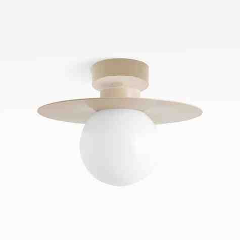 16" Cassidy LED Pendant Flush Mount Light, 630-Beige