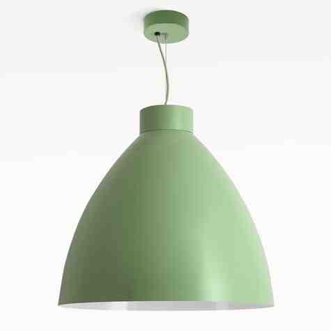 Oxford LED Studio Pendant Light, 320-Fern Green, Fern Green Cloth Cord