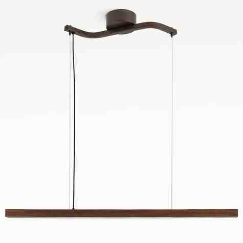 46" Suora, Walnut Wood, Single Canopy, 600-Bronze