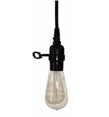 Indy Industrial Bare Socket Drop Light