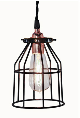 Copper Minimalist Vintage Industrial Pendant