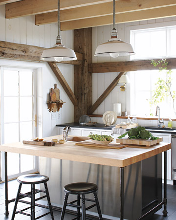 rustic kitchen lights