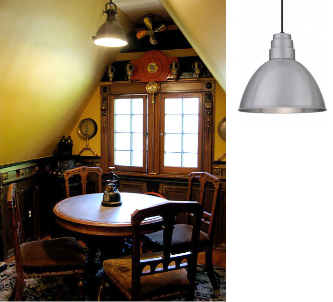 deep bowl pendant light