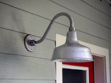barn light artesia galvanized gooseneck