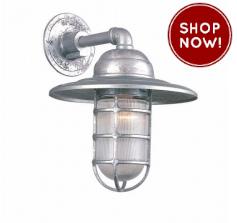 barn light atomic cast guard sconce