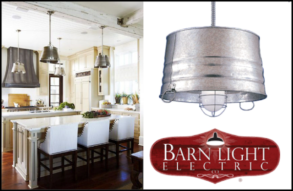 bucket pendant light