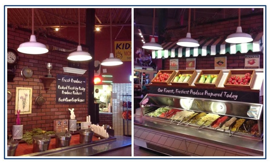 Rustic Warehouse Shades Give Touch of Americana to Eatery Inspiration Barn Light Electric