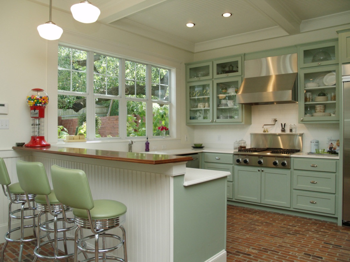 schoolhouse shades kitchen lighting