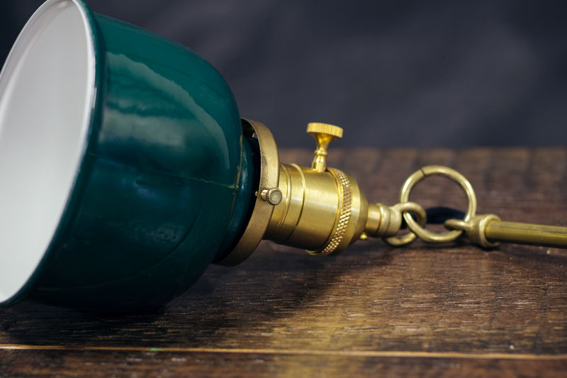 fargo stem loop green brass