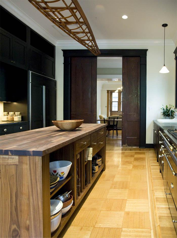vintage glass shade pendant lighting kitchen