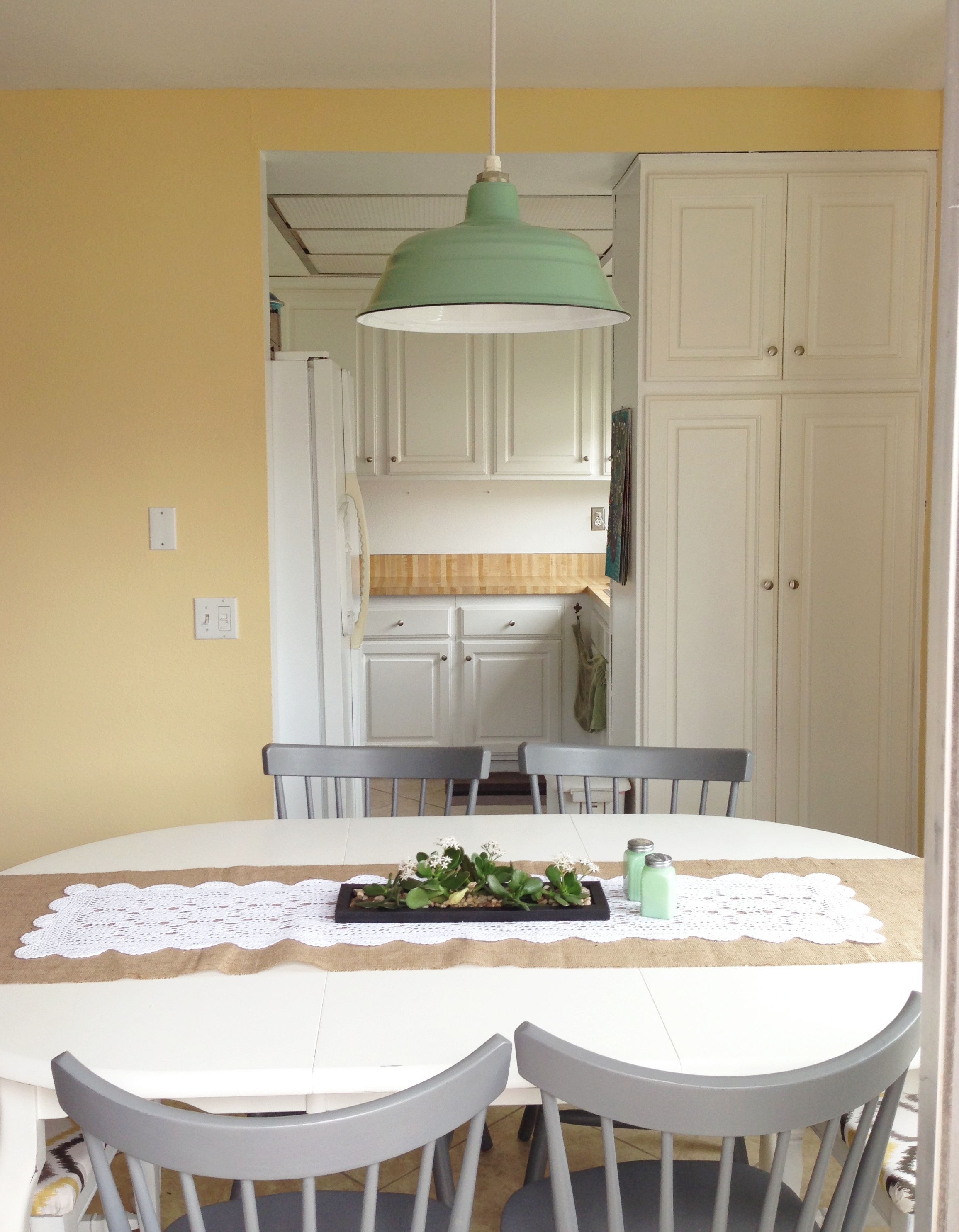 ivanhoe porcelain cord hung pendant dining room