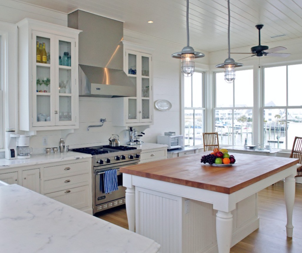 Rustic Pendants Add Industrial Style To Coastal Beach House Inspiration Barn Light Electric