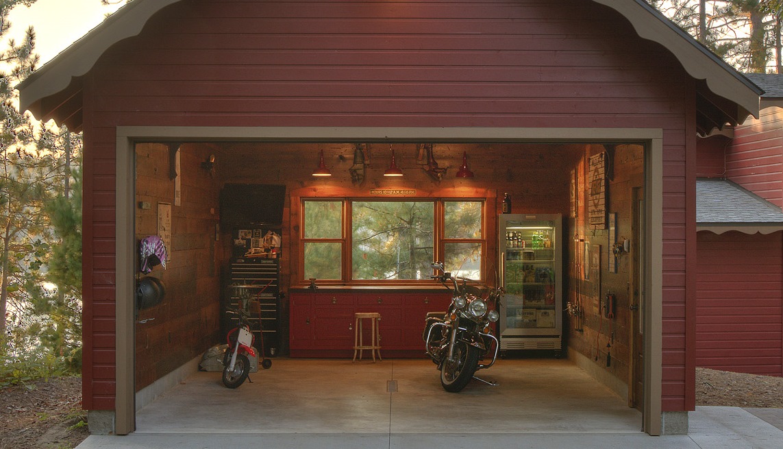 old garage lights