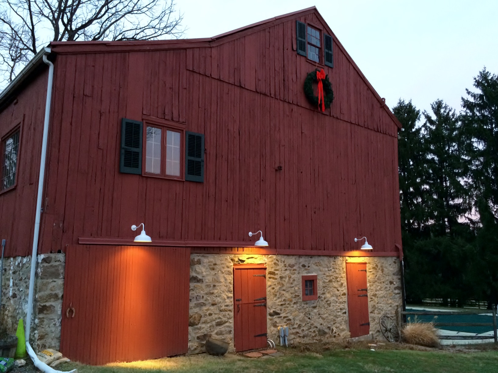 exterior barn lights