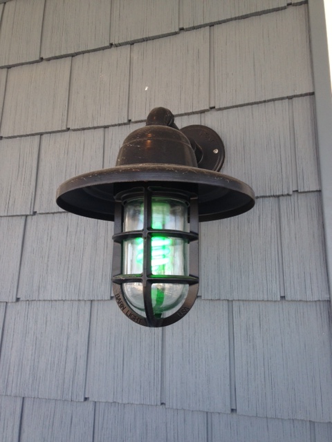 Rustic Wall Sconces Offer Nautical Flavor In Hurricane Sandy Rebuild Inspiration Barn Light Electric