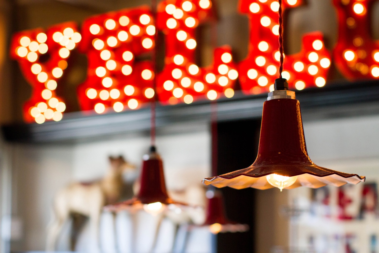 radial wave pendant lighting commercial